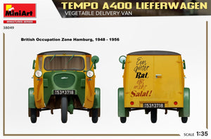 MiniArt 38049 TEMPO A400 LIEFERWAGEN. VEGETABLE DELIVERY VAN 1/35 – image 5