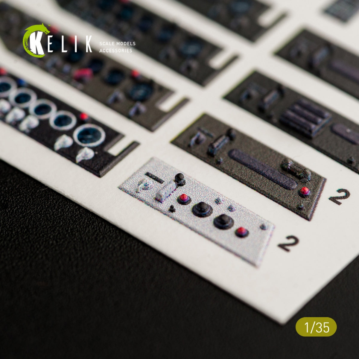KELIK K35008 UNIMOG 404 INTERIOR 3D DECALS FOR ICM KIT 1/35 – immagine 5