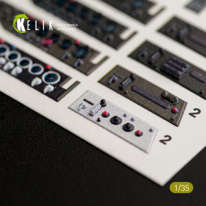 KELIK K35008 UNIMOG 404 INTERIOR 3D DECALS FOR ICM KIT 1/35 – immagine 5