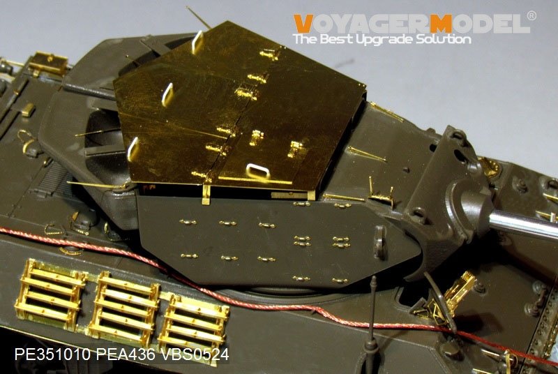 Voyager Model PEA436 WWII US M10 IIC Achilles Tank Destroyer Turret Amours (For TAMIYA 35366/AFV AF35039) 1/35 – obrázek 4