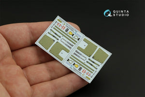 Quinta Studio QD32033 F-14D 3D-Printed &amp;amp; colored Interior on decal paper ( Trumpeter ) 1/32 – image 11