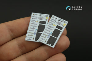 Quinta Studio QD48419 F-16D block 40 3D-Printed &amp;amp; colored Interior on decal paper (Kinetic 2022 tool) 1/48 – obrázek 7