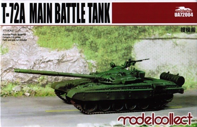 Modelcollect UA72004 T-72A Main Battle Tank &amp;quot;Dolly Parton&amp;quot; Turret 1/72