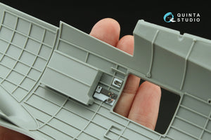 Quinta Studio QD32226 Boeing B-17G Navigator, bombardier, waist and tail gunners compartments. 3D-Printed colored Interior (HK models) 1/32 – immagine 7