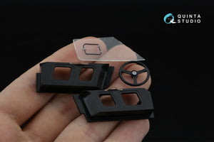 Quinta Studio QD+24025 Ford GT40 Mark II 3D-Printed &amp; coloured Interior on decal paper (Fujimi) (with 3D-printed resin parts) 1/24