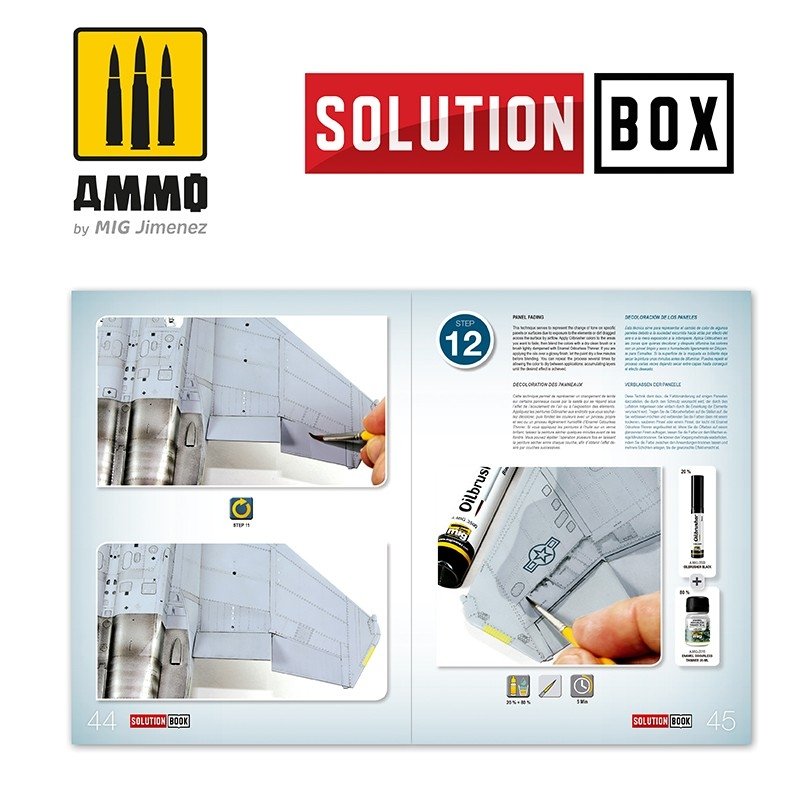 AMMO of Mig Jimenez 6509 How To Paint USAF Navy Gray Fighters Solution Book – image 5