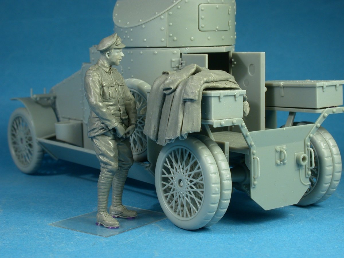Copper State Models F35-009 British RNAS Armored Car Division Petty Officer Relief 1/35 – Bild 2