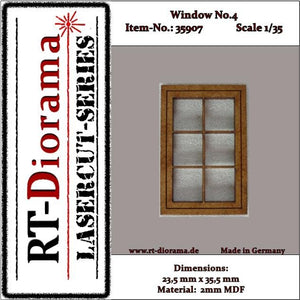 RT-Diorama 35907 Window No.: 4 (3 pcs) 1/35