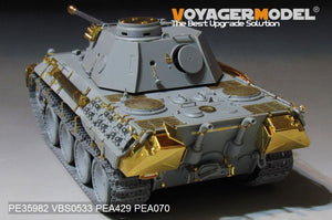 Voyager Model PE35982 WWII German Panther D Tank Early version Basic For TAKOM 2103 1/35 – obrázek 9