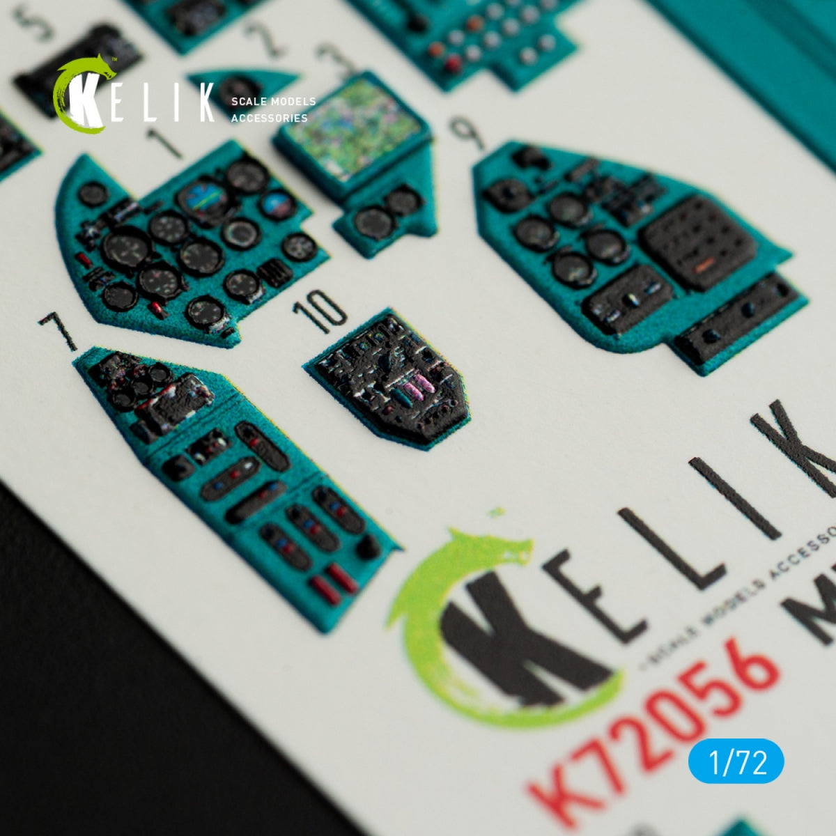 KELIK K72056 MI-24V INTERIOR 3D DECALS FOR HOBBYBOSS KIT 1/72 – zdjęcie 2