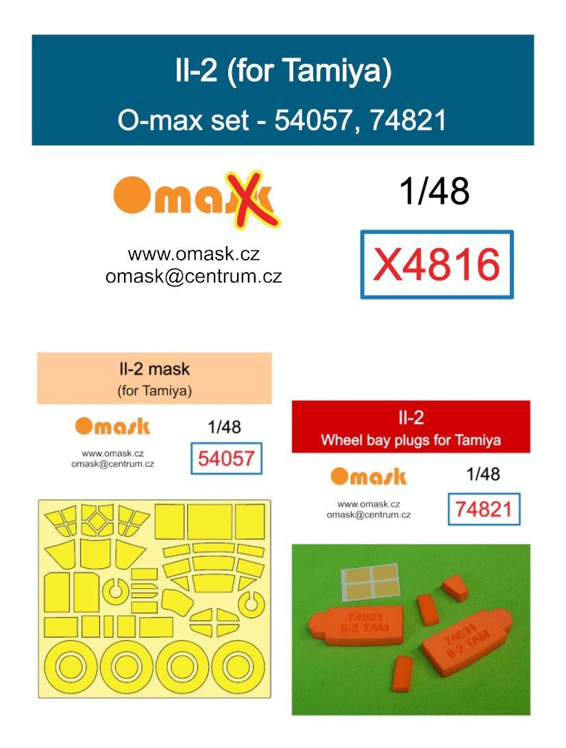 Omask X4816 Il-2 O-max set for Tamiya 1/48