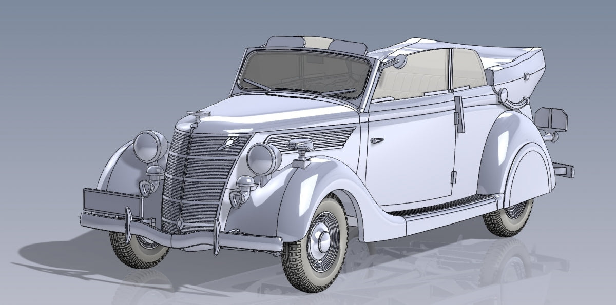 Roden 820 Ford V8-G81 Cabriolet 1/35 – obrázek 2