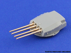 Aber 1/700L-01 Set of 8 pcs 380 mm long barrels for turrets without antiblast covers ships Richelieu, Jean Bart 1/700 – obrázek 2