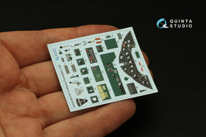 Quinta Studio QD32186 F4F-3 Wildcat 3D-Printed colored Interior on decal paper (Trumpeter) 1/32 – image 3