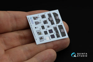 Quinta Studio QD48050 F/A-18F early 3D-Printed &amp;amp; colored Interior on decal paper (Hasegawa) 1/48 – obrázek 4