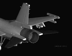 Hobby Boss 80273 F-16B Fighting Falcon 1/72 – obrázek 5