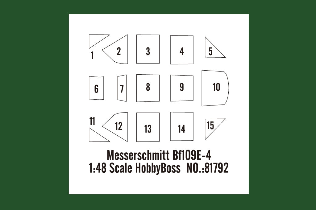 Hobby Boss 81792 Messerschmitt Bf109E-4 1/48 – image 3