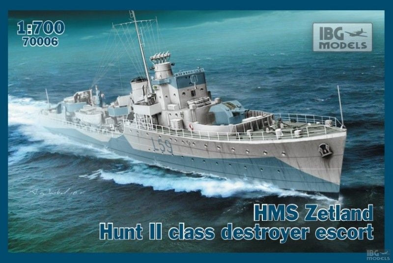 IBG 70006 HMS Zetland Hunt II class destroyer escort 1/700