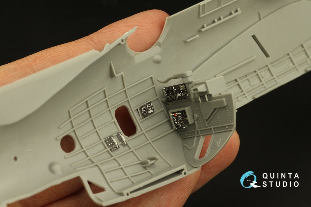 Quinta Studio QD48385 TBM-3 Avenger 3D-Printed &amp;amp; colored Interior on decal paper (Accurate miniatures/Academy) 1/48 – image 11