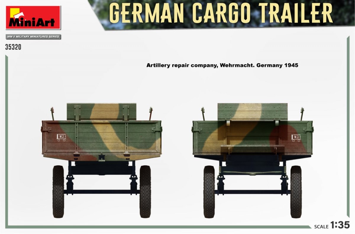 MiniArt 35320 GERMAN CARGO TRAILER 1/35 – image 3