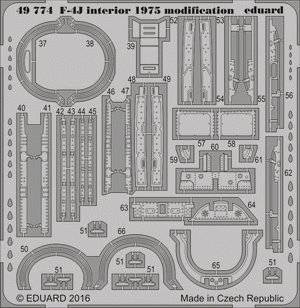 Eduard 49774 F-4J interior 1975 modification ACADEMY 1/48 – immagine 2