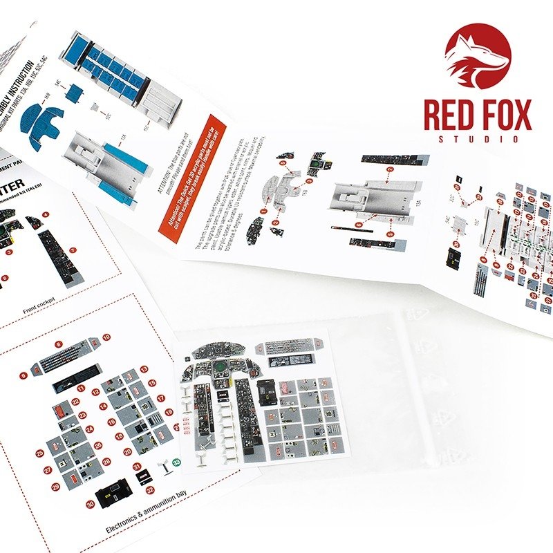 Red Fox Studio QS-32124 F-104S Starfighter (for Italeri kit) 1/32 – obrázek 4
