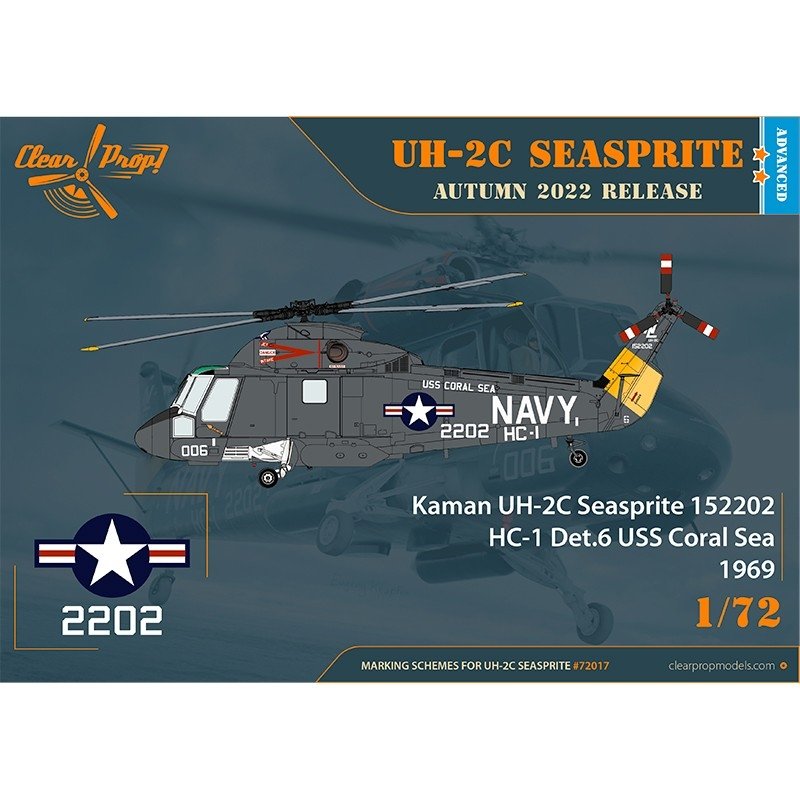 Clear Prop! CP72017 UH-2C Seasprite ADVANCED KIT 1/72 – image 5