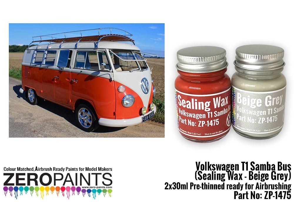 Zero Paints ZP-1475-1 Volkswagen T1 Samba Bus Sealing - Gray 2x30ml – image 3