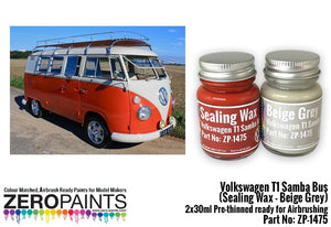 Zero Paints ZP-1475-1 Volkswagen T1 Samba Bus Sealing - Gray 2x30ml – image 3