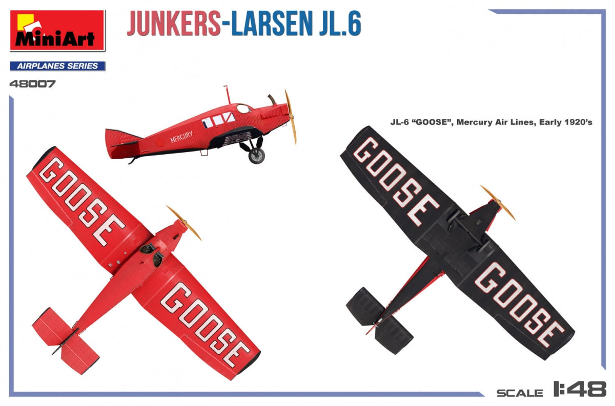MiniArt 48007 Junkers-Larsen JL.6 1/48 – zdjęcie 5