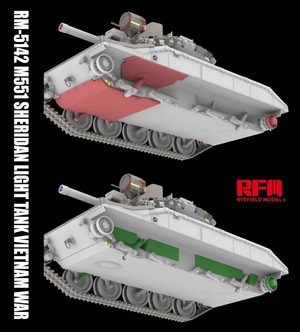 Rye Field Model 5142 M551 Light Tank Sheridan Vietnam War 1/35 – obrázek 8