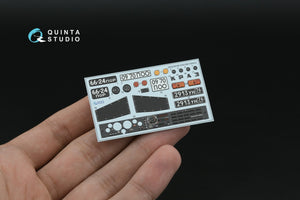 Quinta Studio QDS-35160 KrAZ-260 3D-Printed &amp; coloured Interior on decal paper (Takom) (Small version) 1/35
