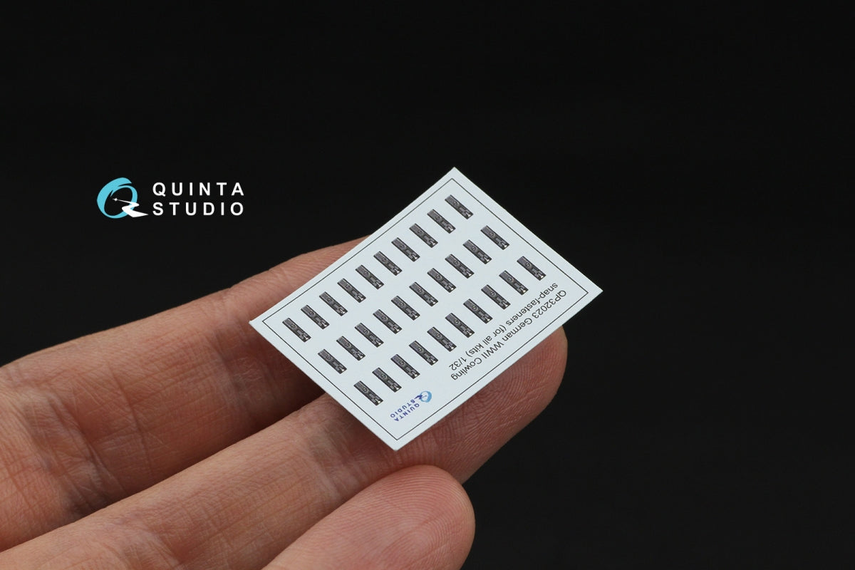Quinta Studio QP32023 Fixations de capot moteur allemandes de la Seconde Guerre mondiale (Tous les kits) 1/32 – image 3