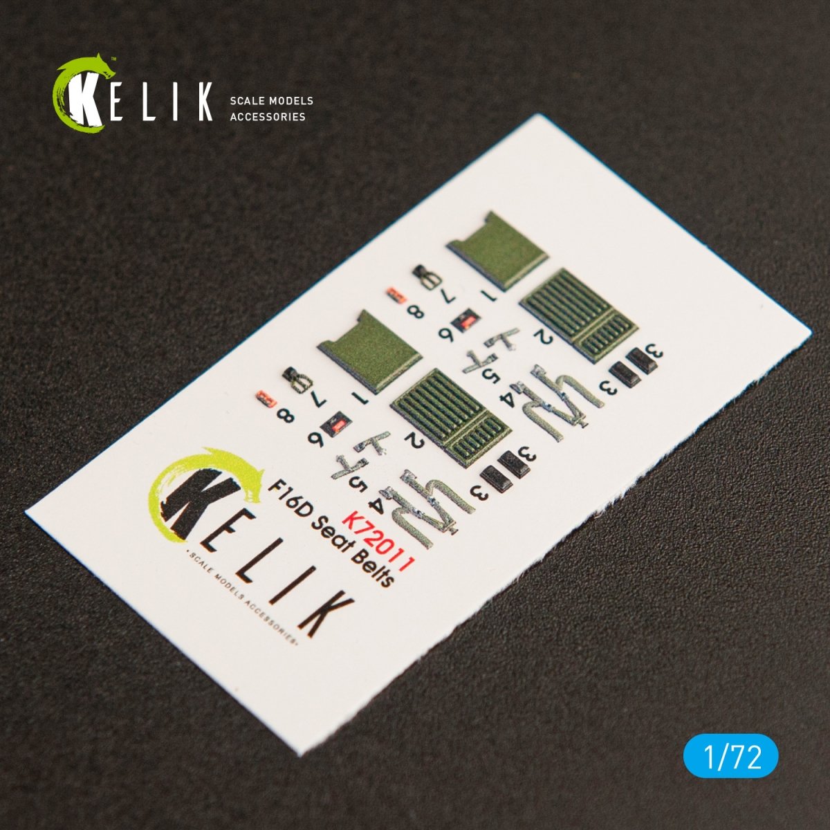 KELIK K72011 F-16D &amp;quot;FIGHTING FALCON&amp;quot; INTERIOR 3D DECALS FOR KINETIC KIT 1/72 – image 3