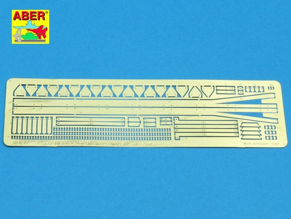 Aber 35A044 Side skirt brackets for Stug IV (1/35)
