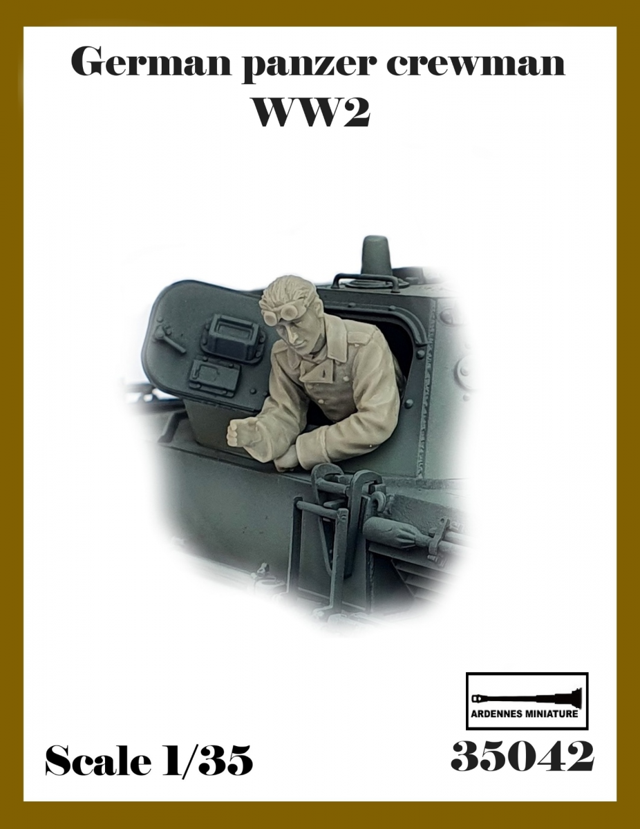 Ardennes Miniature 35042 GERMAN PANZER CREWMAN WW2 1/35