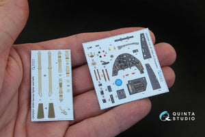 Quinta Studio QD32046 Bf 109G-10 3D-Printed &amp;amp; colored Interior on decal paper (for Trumpeter kit) 1/32 – Bild 3