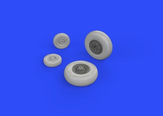Eduard 648290 F-14A wheels late 1/48 TAMIYA – obrázek 3