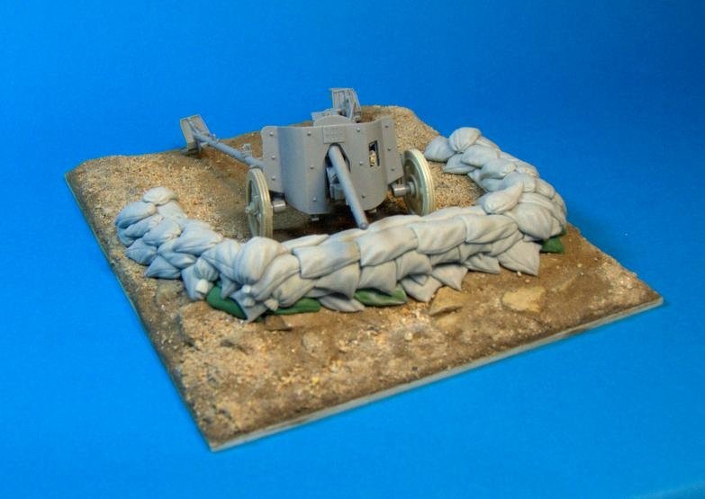 Panzer Art RE35-183 North Africa light anti-tank gun stand 1/35 – image 5