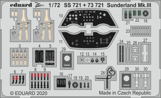 Eduard BIG72161 Sunderland Mk.III SPECIAL HOBBY 1/72 – obrázek 5