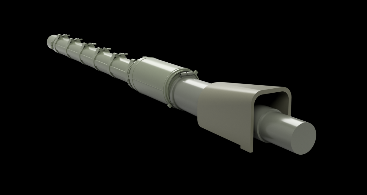 Panzer Art GB35-145 M68 Gun barrel for IDF Merkava 2B&amp;amp;D MBT 1/35 – image 2