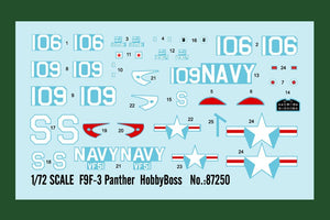 Hobby Boss 87250 F9F-3 Panther 1/72 – image 3