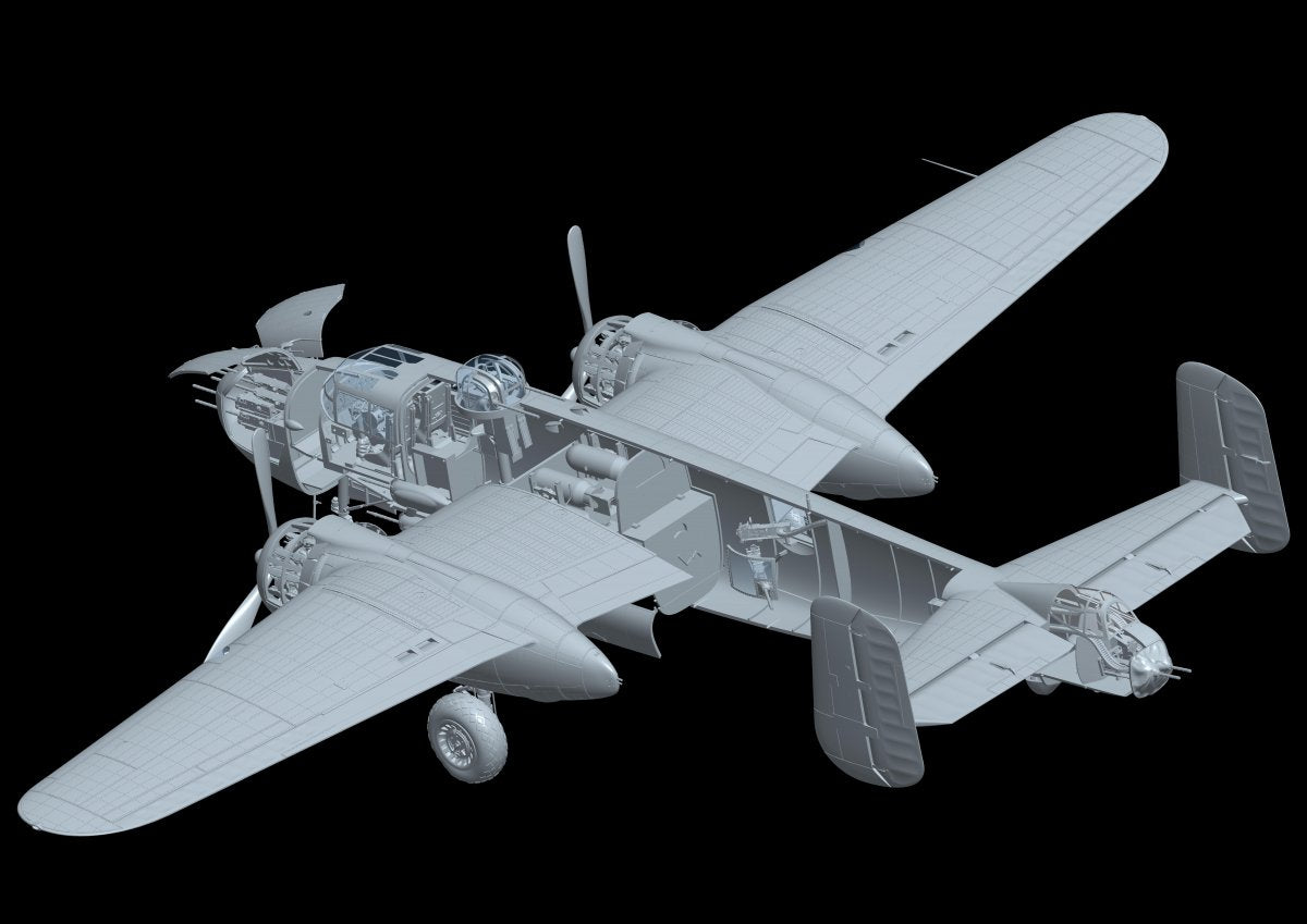 HK Models 01E036 B-25J Mitchell Strafing Babes 1/32 – image 6