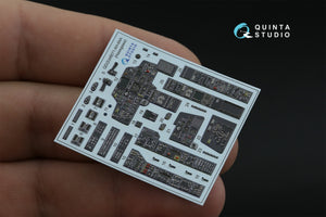 Quinta Studio QDS-48571 AH-64A 3D-Printed &amp;amp; colored Interior on decal paper (Hasegawa) (small version) 1/48 – Bild 5