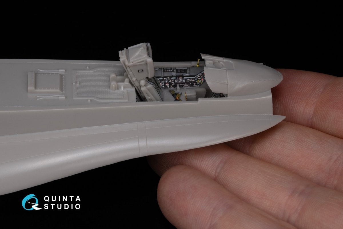 Quinta Studio QD48284 F/A-18A++ 3D-Printed &amp;amp; colored Interior on decal paper (Hasegawa) 1/48 – image 10