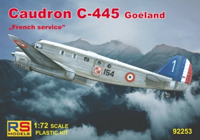 RS Models 92253 Caudron C-445 Goeland &amp;quot;French service&amp;quot; 1/72