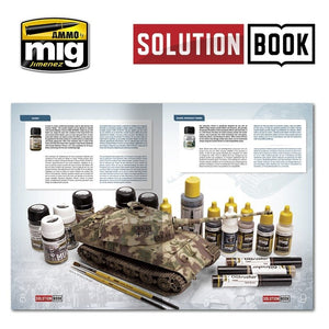 AMMO of Mig Jimenez 6503 SOLUTION BOOK. HOW TO PAINT WWII GERMAN LATE (Multilingual) – image 4