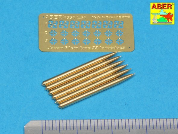 Aber 350L-60 Set of 6 Japan torpedoes 61cm Type 93 1/350 – Bild 2