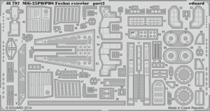 Eduard 48797 MiG-25PD/ PDS Foxbat exterior KITTY HAWK 1/48 – image 2