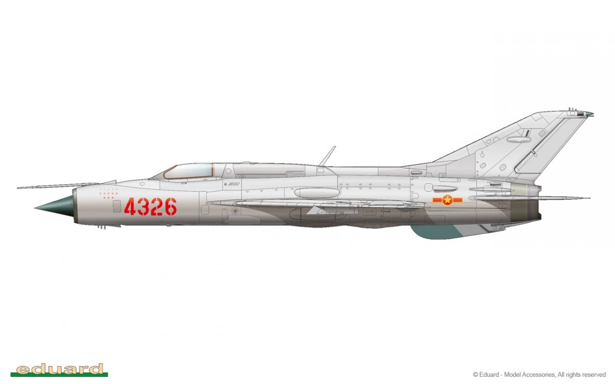 Eduard 8236 MiG-21PF 1/48 – obrázek 12